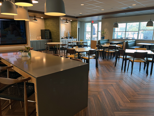 breakfast area