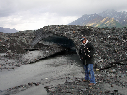 Karen Duquette on  Matanuska Glacier