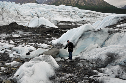 Karen Duquette on  Matanuska Glacier