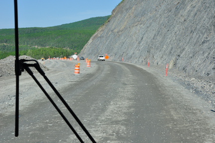 dirt / gravel construction road
