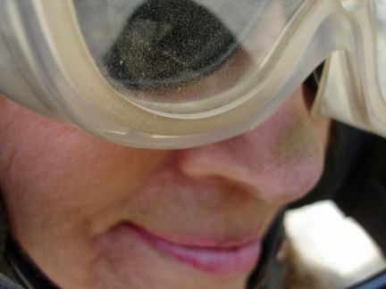 a very dirty nose