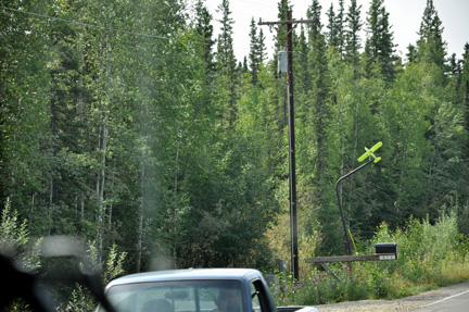 airplane on a mailbox