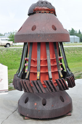 part of the Trans Alaska Pipeline "Pig" 