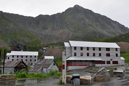 the buildings