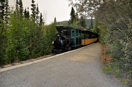 Here comes the train