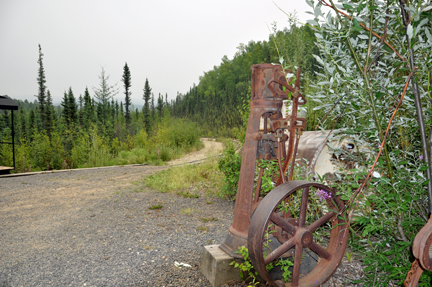 outside the Eldorado Gold mine Building
