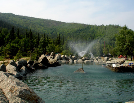 the hot springs