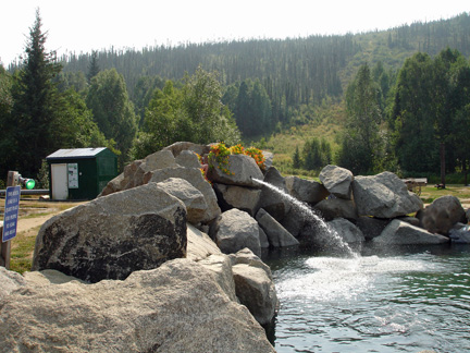the hot springs
