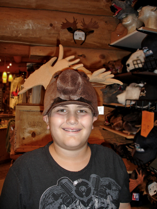Alex and his new hats