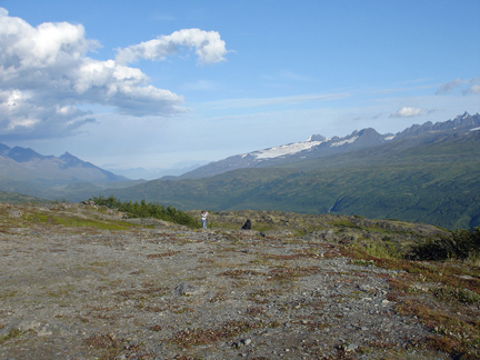 Karen Duquette on Thompson's Pass