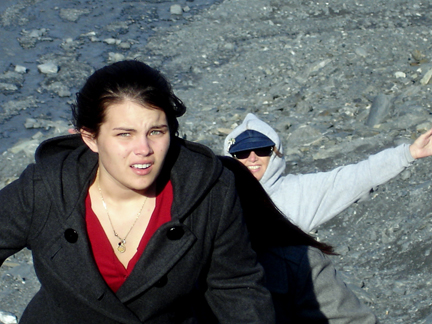 the family of the two RV Gypsies on Worthington Glacier