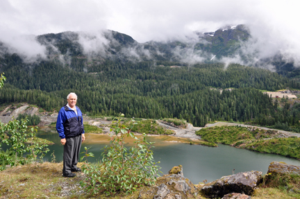 Lee Duquette at Premier Mine Viewpoint