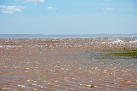 the marsh is totally under water
