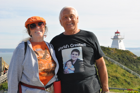The two RV Gypsies at the Cape Enrage Lighthouse