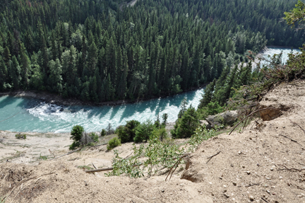 the river