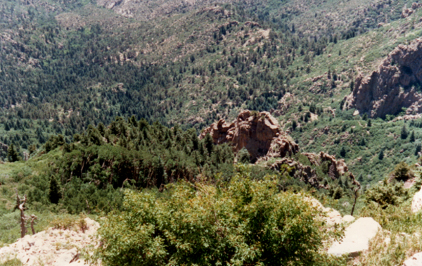 view from the top of the Mountain