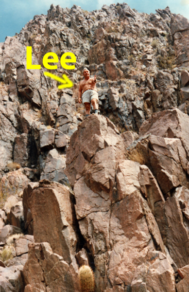 Lee on the rocks