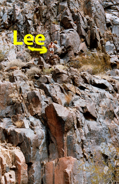 Lee on the rocks