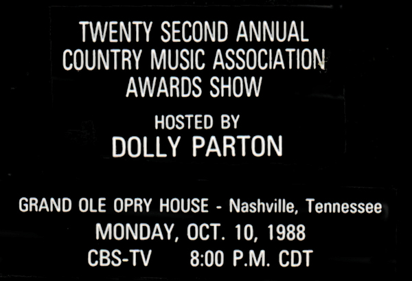 22nd CMA Awards shop sign
