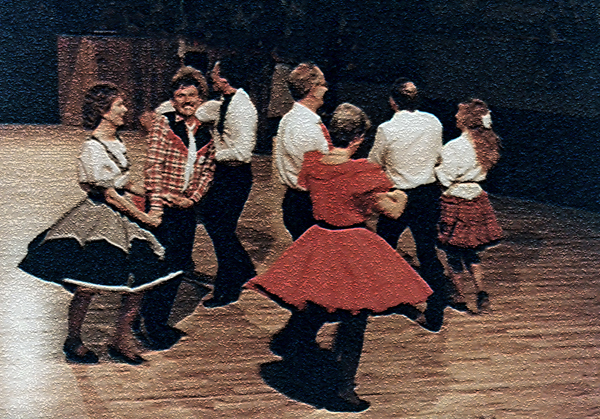 Karen Duquette square dancin