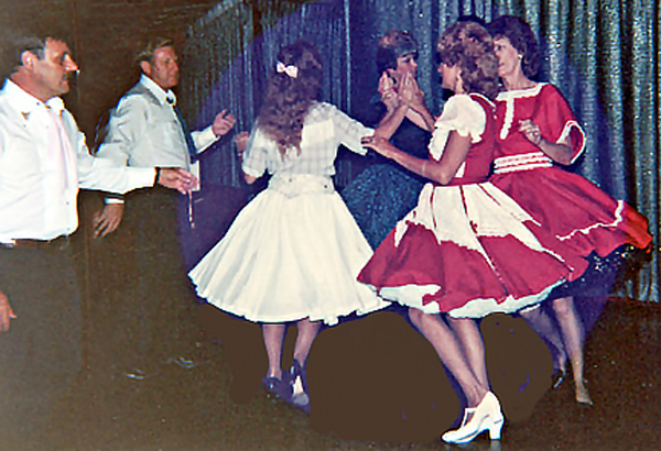 Karen Duquette square dancin
