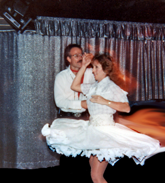 Karen Duquette square dancin