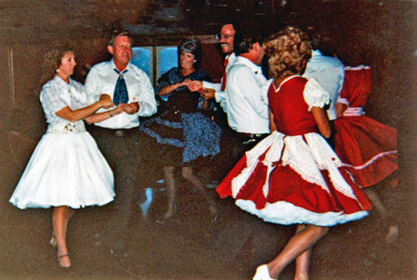 Karen Duquette square dancin