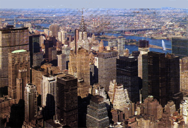 NYC view from The Empire State Building