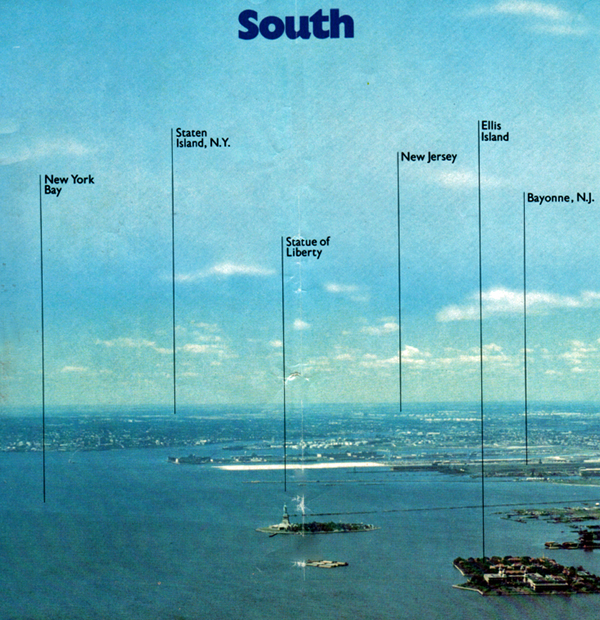 what is seen from the South