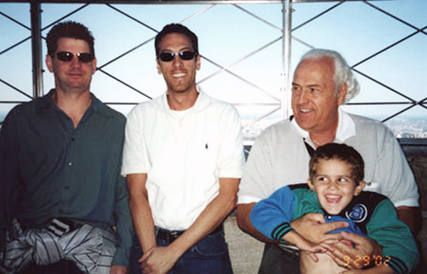 Family at the Empire State Buidling 2002