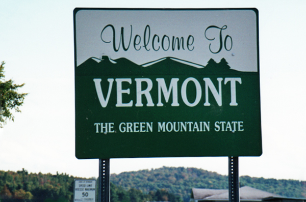 Welcome to Vermont Sign