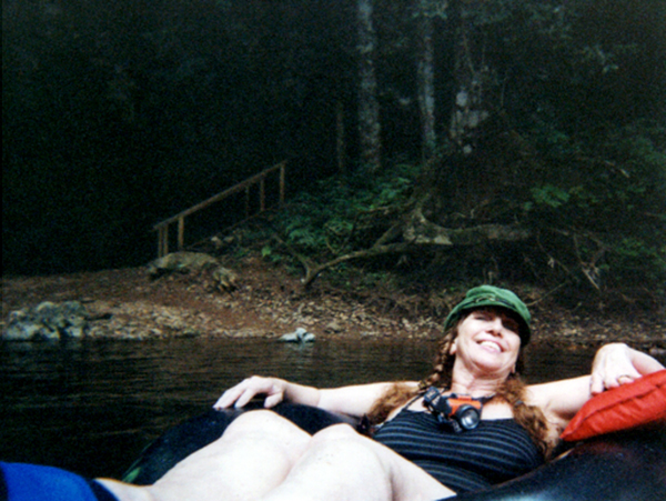 Karen Duquette in the tube