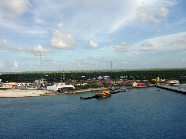 First views of Cozumel