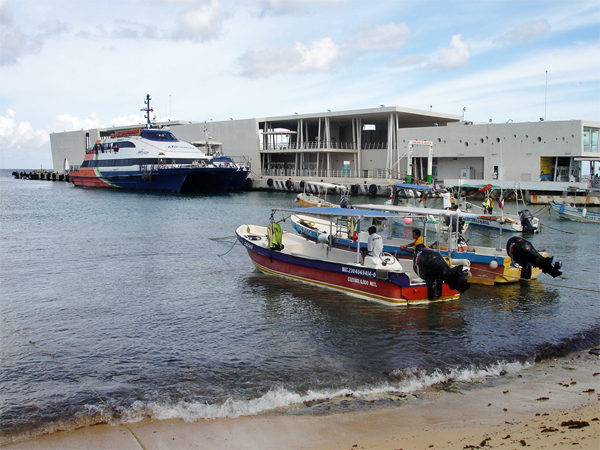 boats in Cozumel