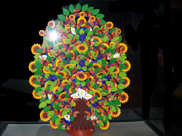 pacock tree minature art