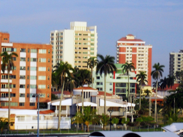 First views of Colon, Panama