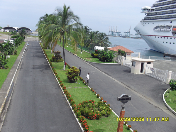 off the ship in Colon