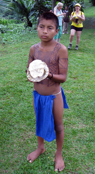 young boy not looking happy