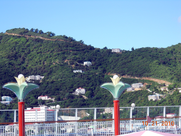 View of Tortola, BVI
