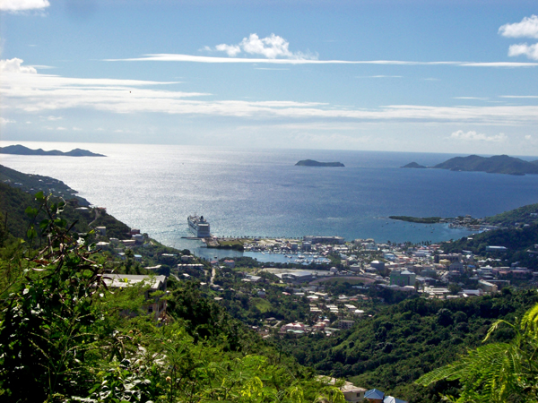 View of Tortola, BVI
