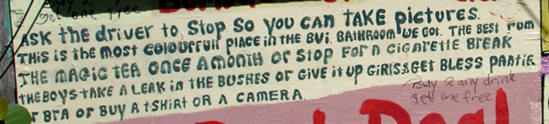 Bomba Bar sign
