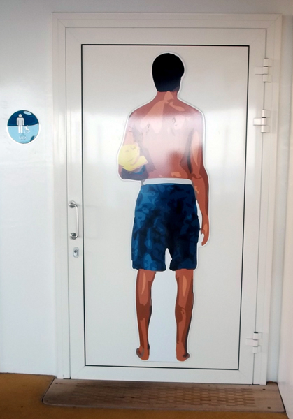 Men's toilet area
