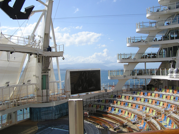 Aqua Theater seating area