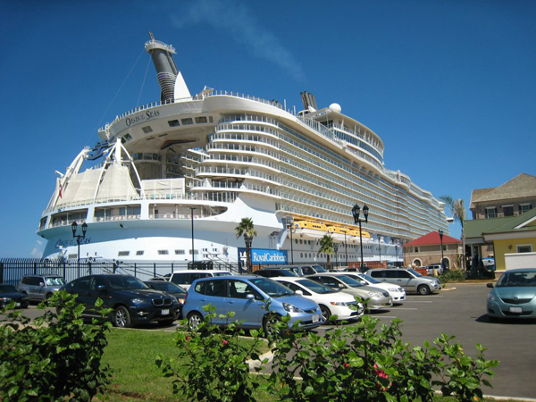 Oasis of the Seas in Falmouth, Jamaica