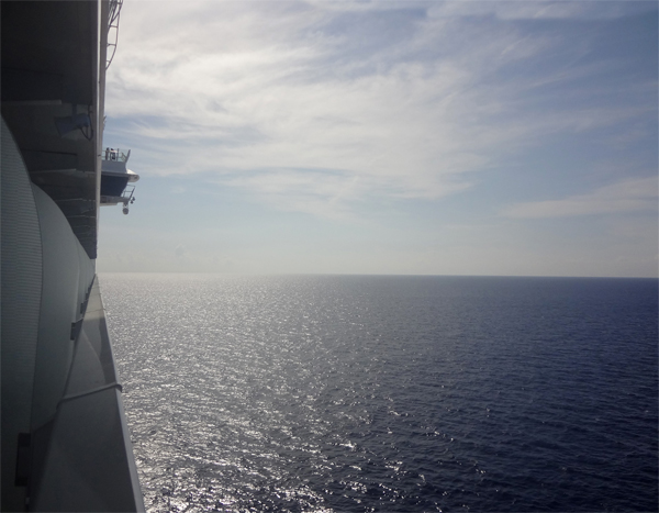 sunset from Oasis of The Seas