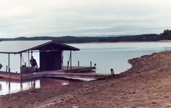 the dock