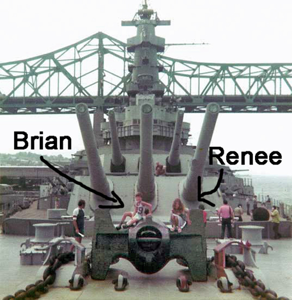 Brian and Renee Duquette at the guns