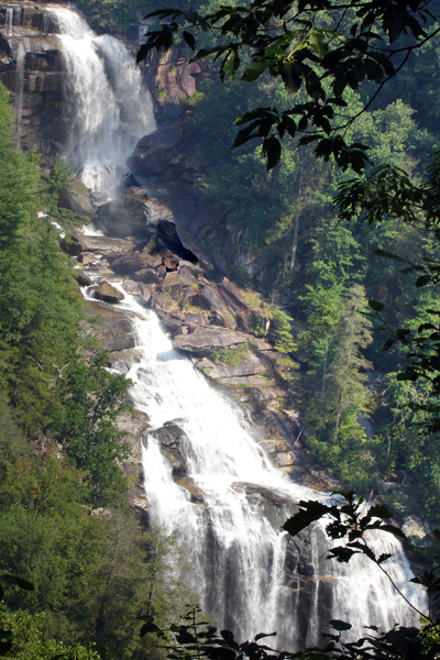 The upper Whitewater Falls