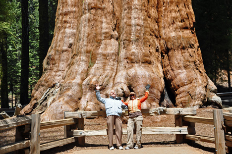 Lee and Karen Duquette at The Sherman Tree