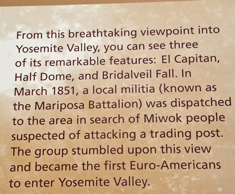 sign about the breathtaking view